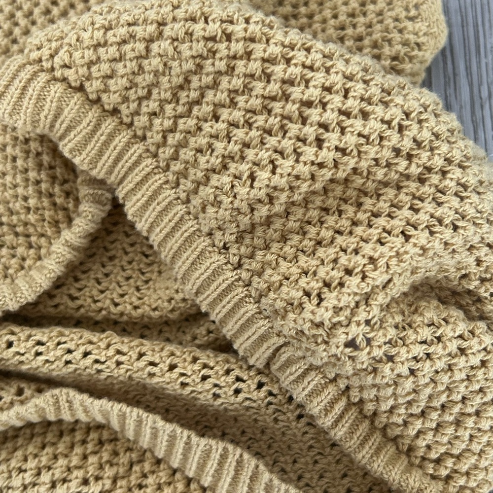 Dynamite Knit cropped Tank Top -size XS golden yellow -100% cotton - Picture 5 of 9